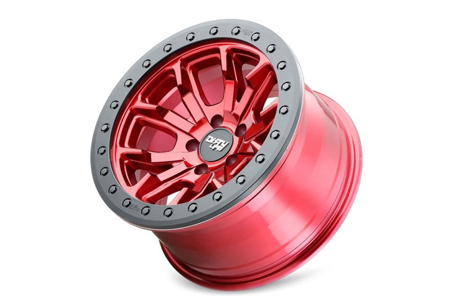 Dirty Life DT-1 9303 Series Beadlock Wheel, -38MM 17x9 5x5 - Candy Red