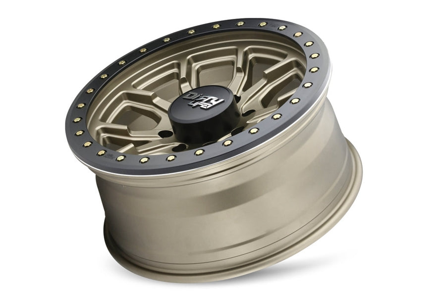 Dirty Life DT-1 9303 Series Beadlock Wheel, 17X9 8x6.5 -12mm - Satin Gold