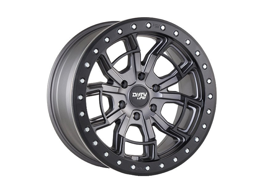 Dirty Life DT-1 Series Beadlock Wheel 17x9 5x5 38mm Offset Gunmetal