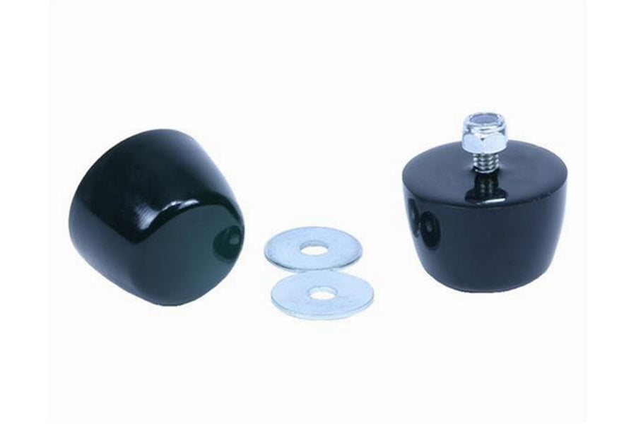 Daystar Hood Bumpers, Black - Pair