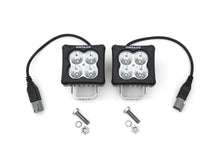 ZROADZ 3-inch LED Light Pod Kit, G2 Series, Bright White, Flood Beam, 2 Piece With Wiring Harness