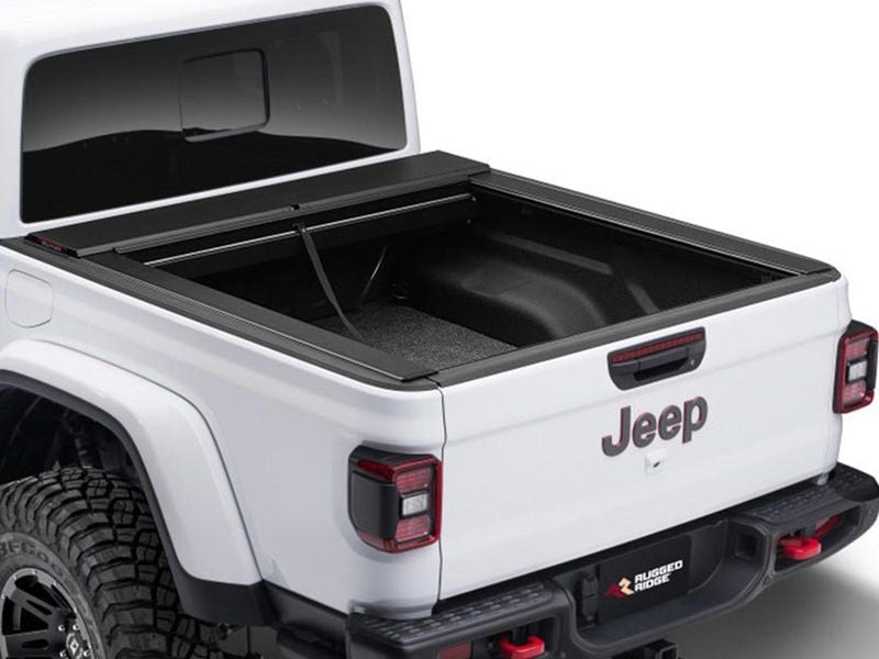 Rugged Ridge Armis Retractable Bed Cover - No Trail Rails