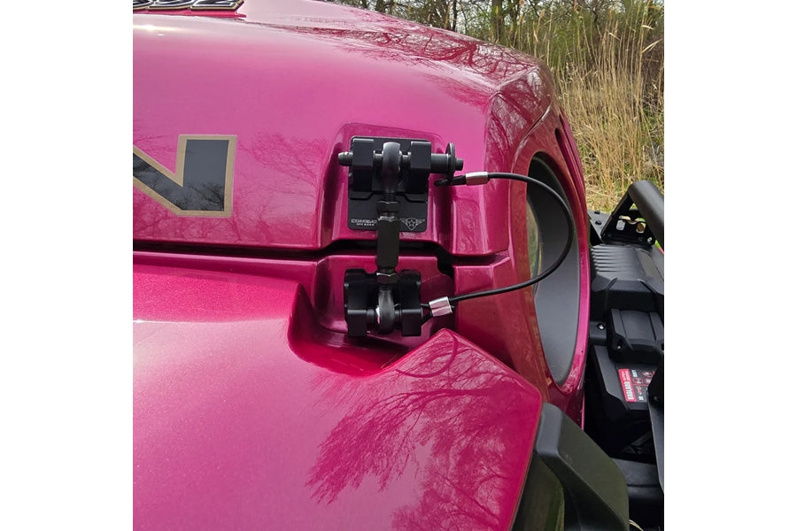 Combat Off Road Billet Aluminum Hood Latch Set - Black Out Series