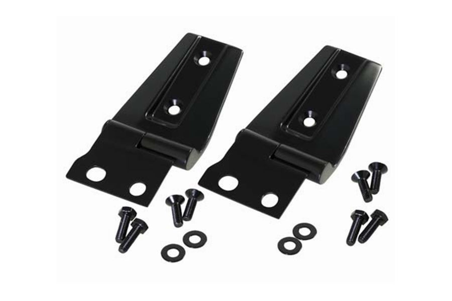 Kentrol Hood Hinge Set Pair - Powdercoat Black