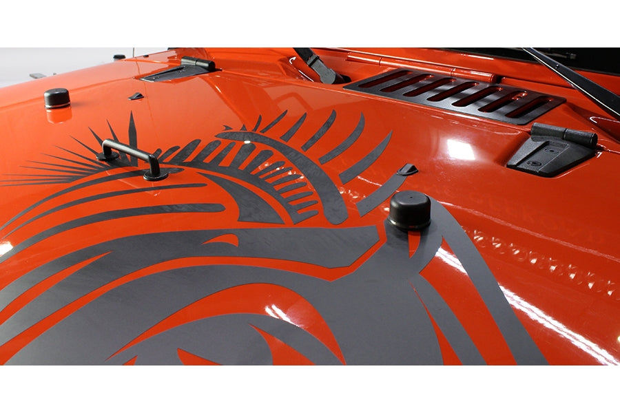 Kentrol Hood Kit, No Hood Catch - Textured Black