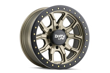 Dirty Life DT-1 9303 Series Beadlock Wheel,  17X9 8x6.5 -12mm - Satin Gold