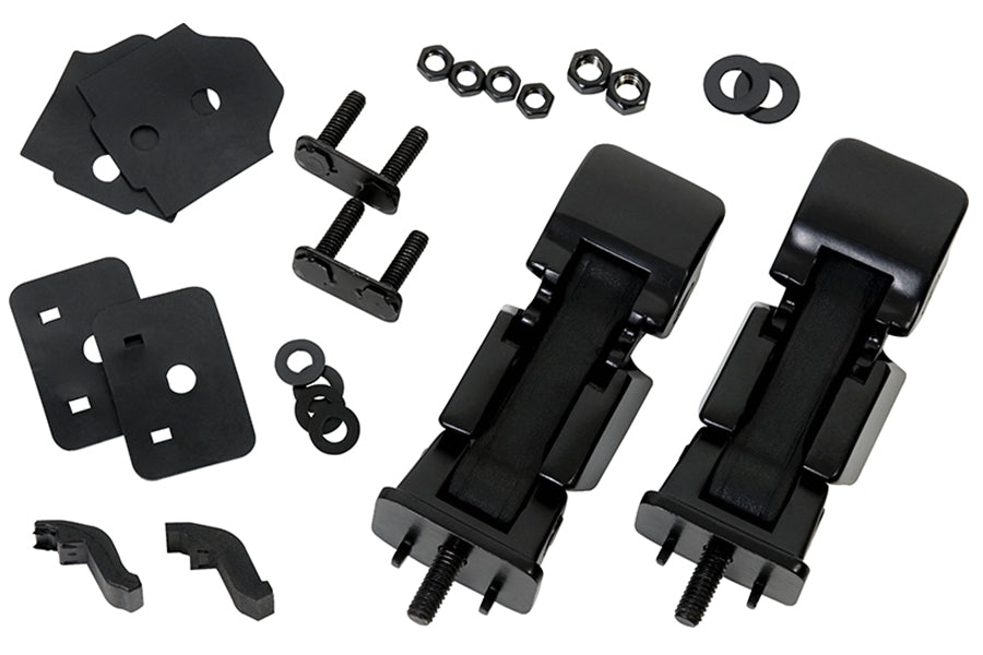 Kentrol Hood Catch, Pair - Powdercoat Black