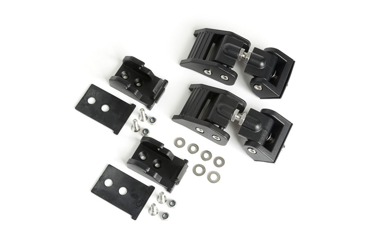 Rugged Ridge Hood Catches Textured Black