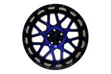 XD Series Grenade Wheel 20x10 5x5 24mm Offset Satin Black w/ Blue