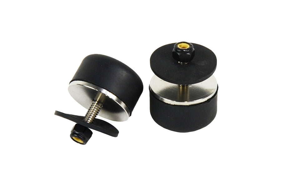 Kentrol Hood Bumpers - Polished Silver