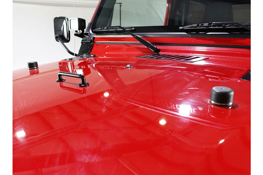 Kentrol Windshield Tie Down Kit - Powdercoat Black