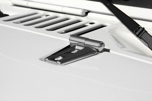 Putco Hood Hinge Covers - Chrome