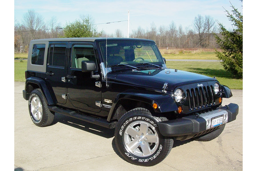 Kentrol Hood Catch, Pair - Polished Silver