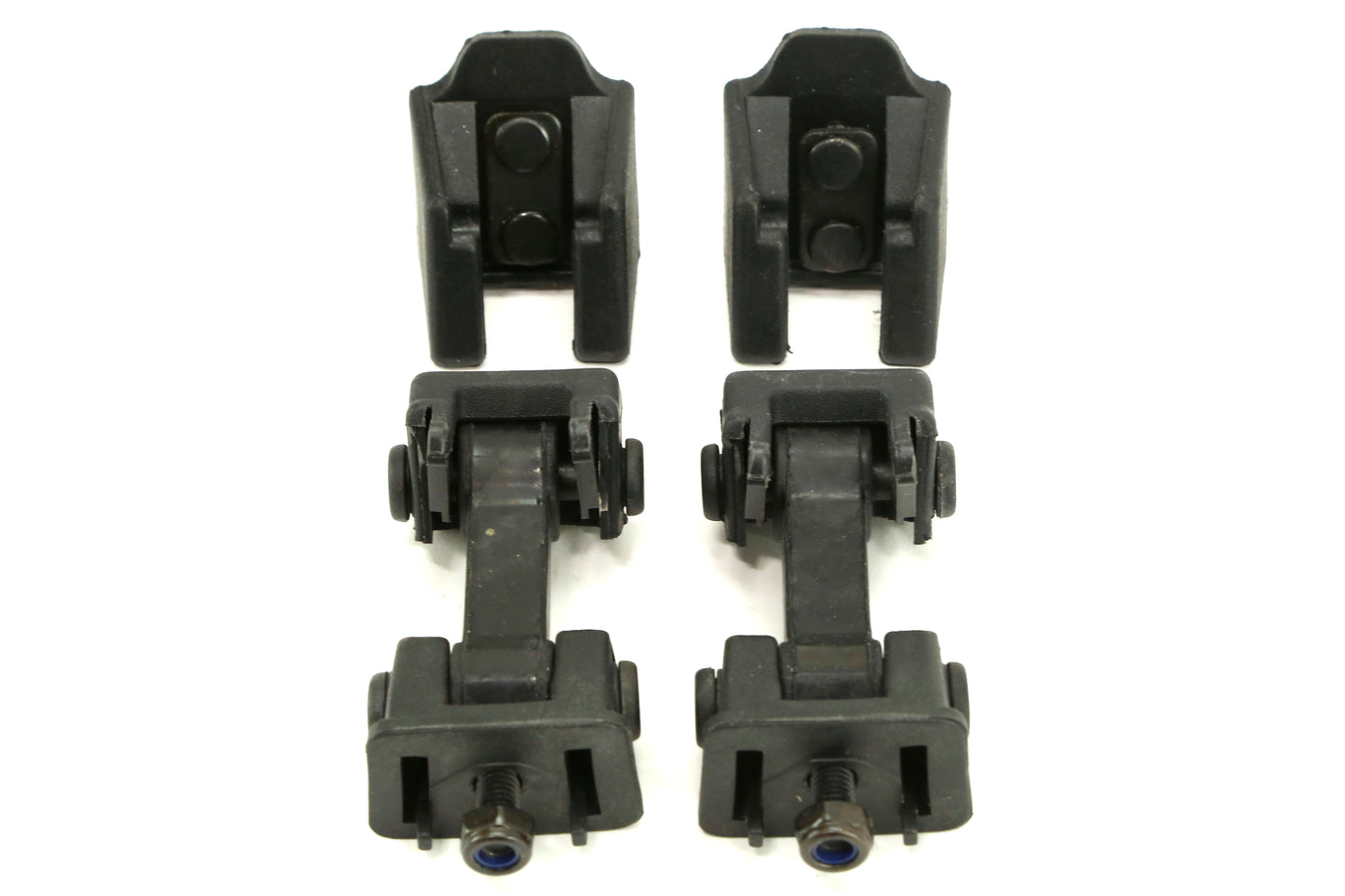 Rugged Ridge Hood Catch and Bracket Set Black