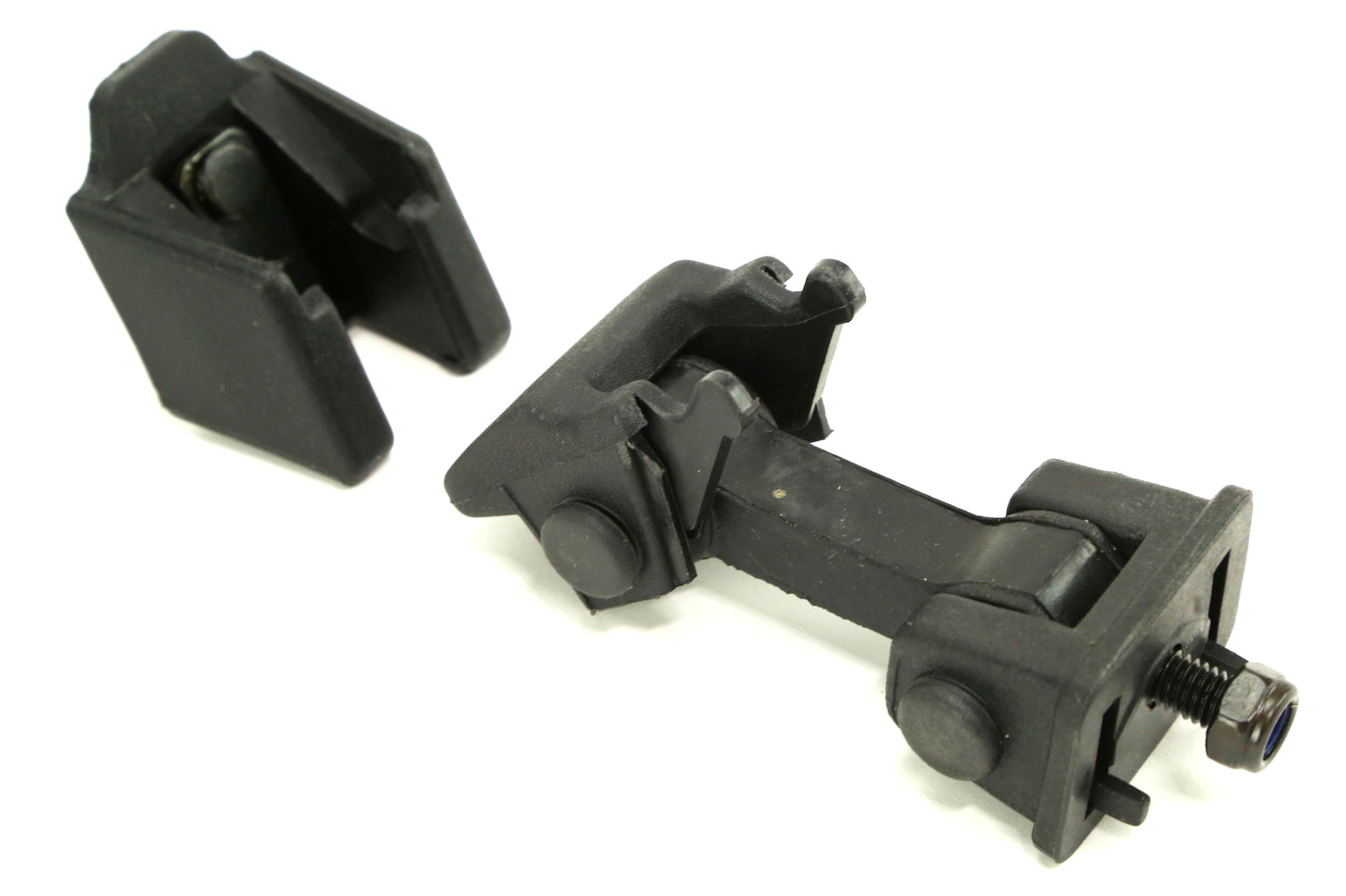 Rugged Ridge Hood Catch and Bracket Set Black