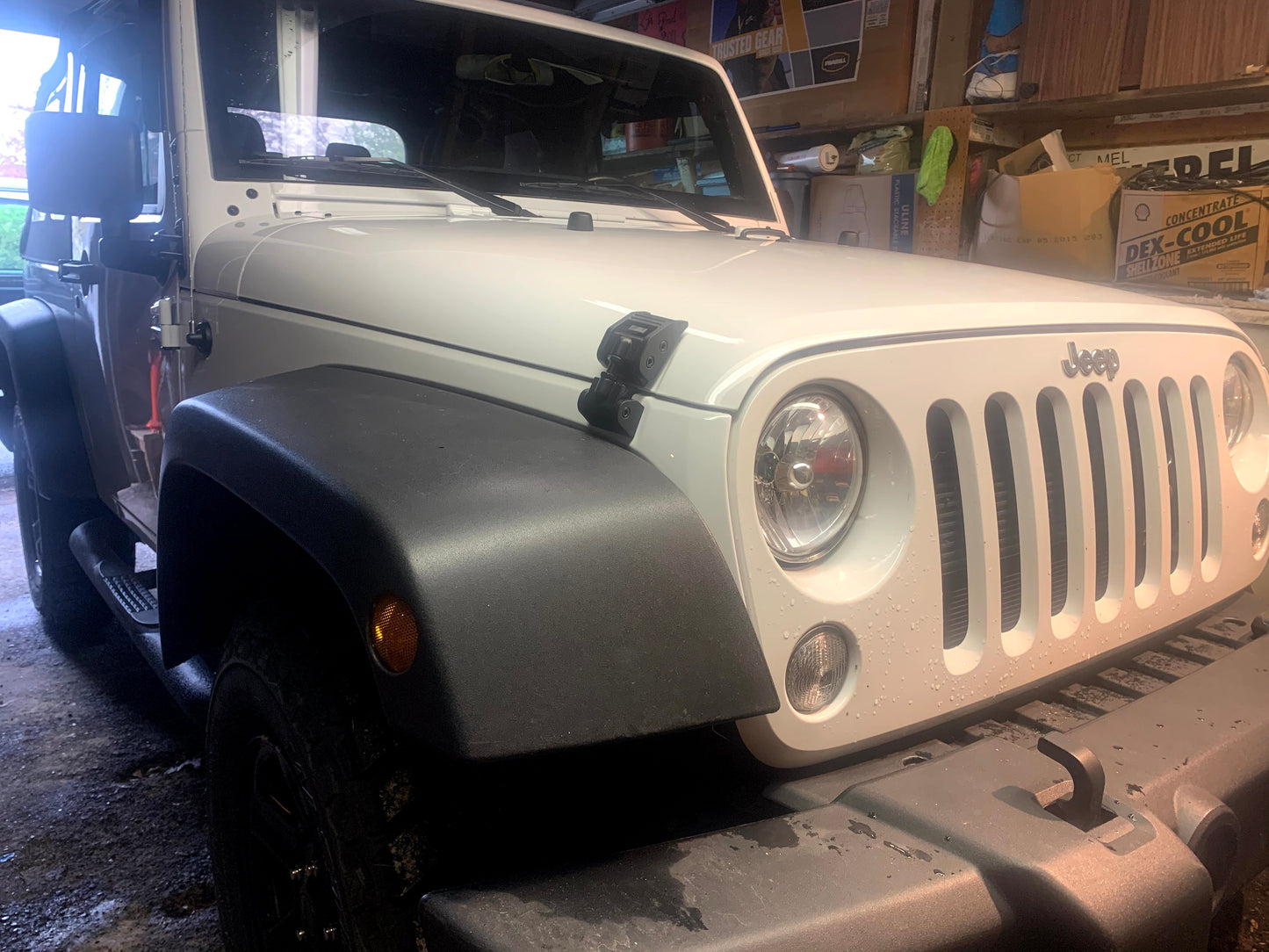 Rugged Ridge Hood Catches Textured Black