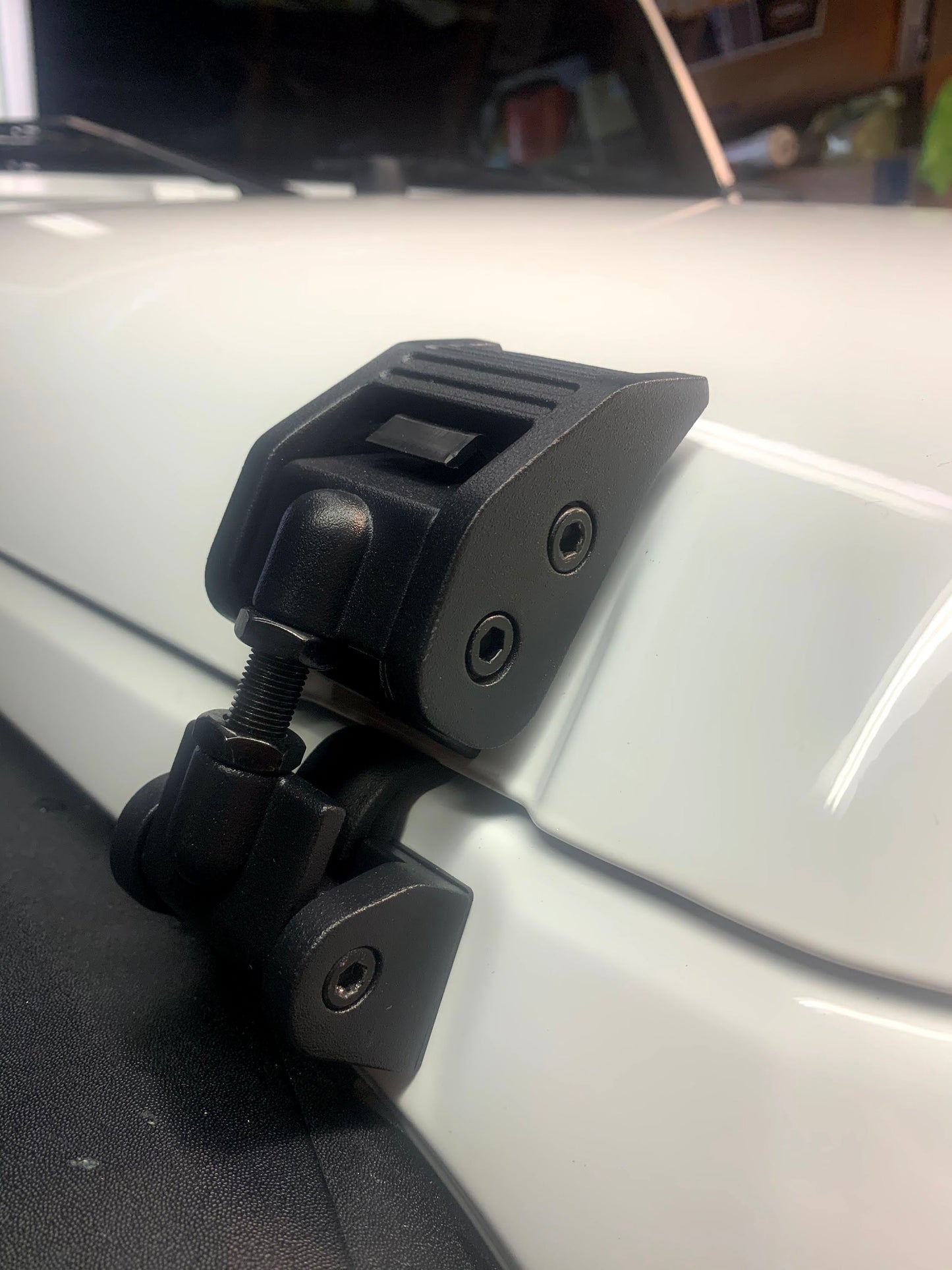 Rugged Ridge Hood Catches Textured Black