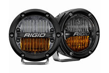 Rigid Industries 360-Series SAE Fog Lights, Amber/White - Pair
