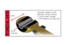 Teraflex Control Arm Bushing – Front/Rear Lower – Large Frame End (L.H. Thread)