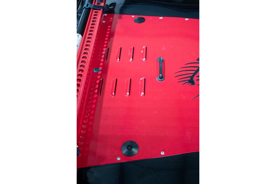 Kentrol Hood Bumper Deletes - Black Powdercoat