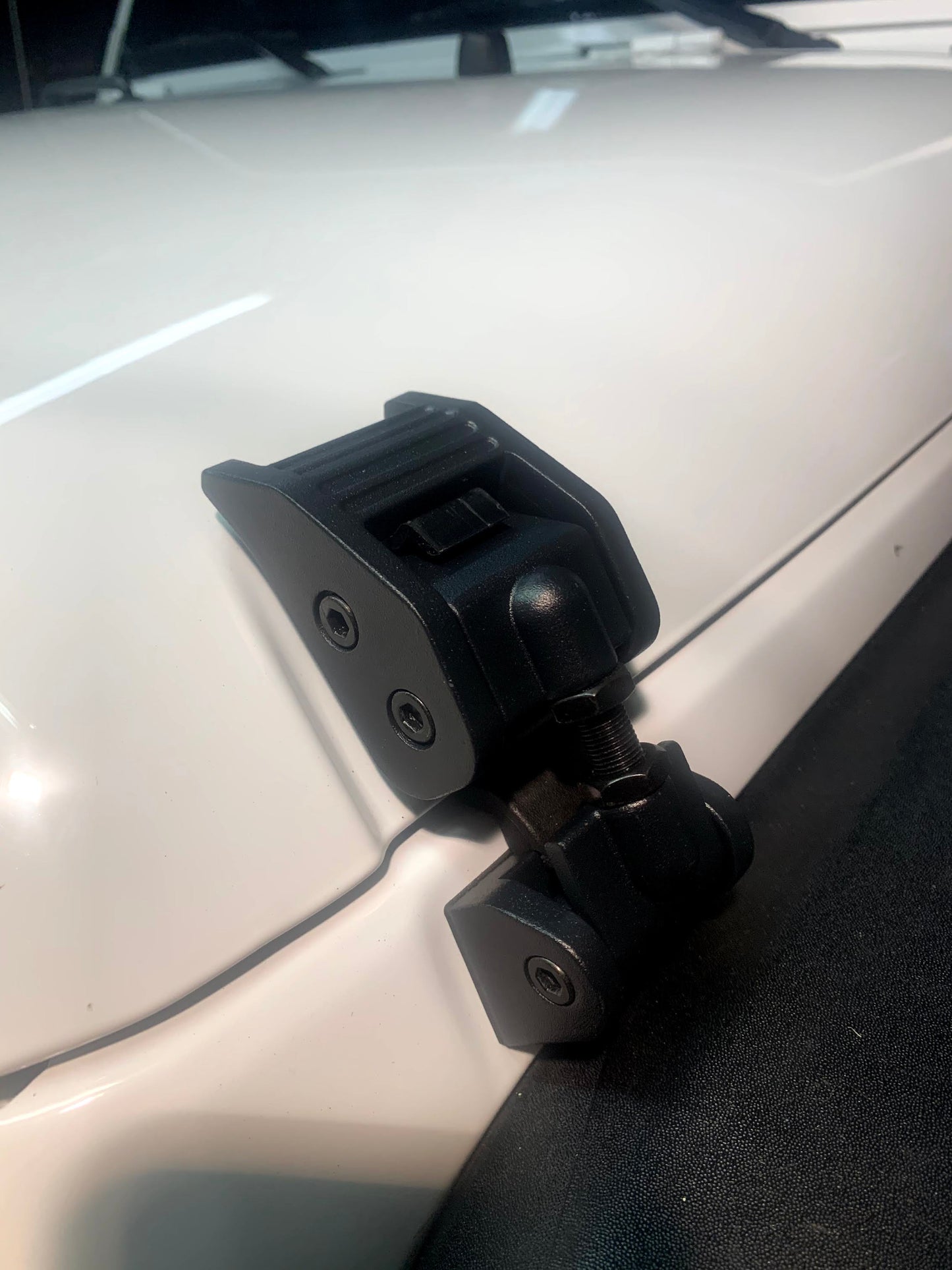 Rugged Ridge Hood Catches Textured Black