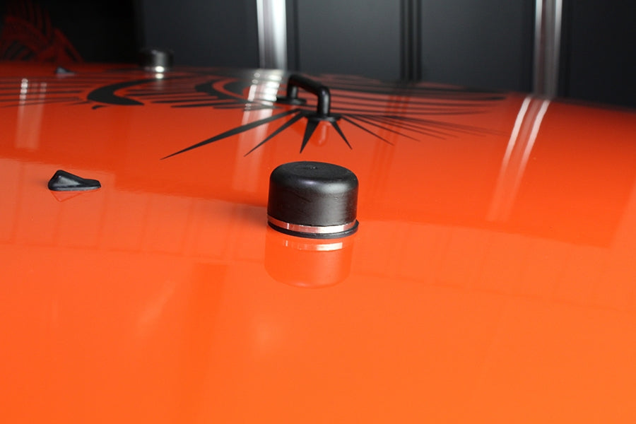 Kentrol Hood Bumpers - Polished Silver