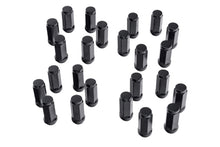 Rugged Ridge 14x1.5 Acorn Style Lug Nuts, Black 24 pieces
