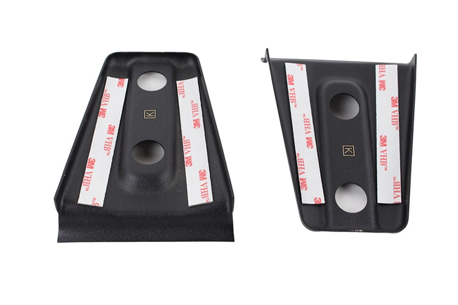 Kentrol Hood Hinge Overlays, Pair - Textured Black